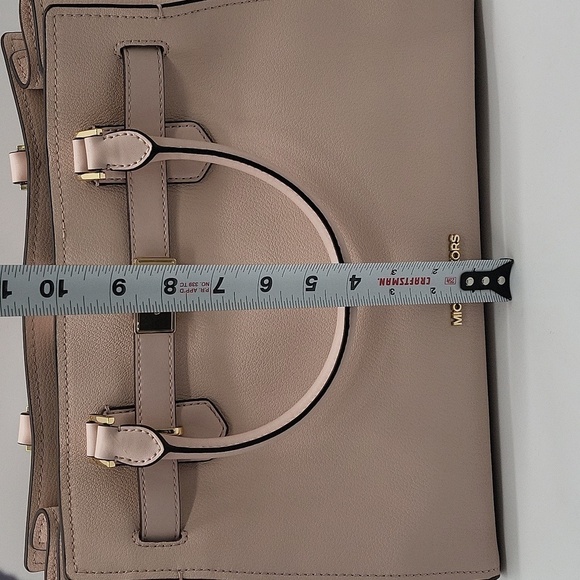 1436- Michael Kors Hamilton Leather Bag Pink Color NWT - Picture 10 of 12